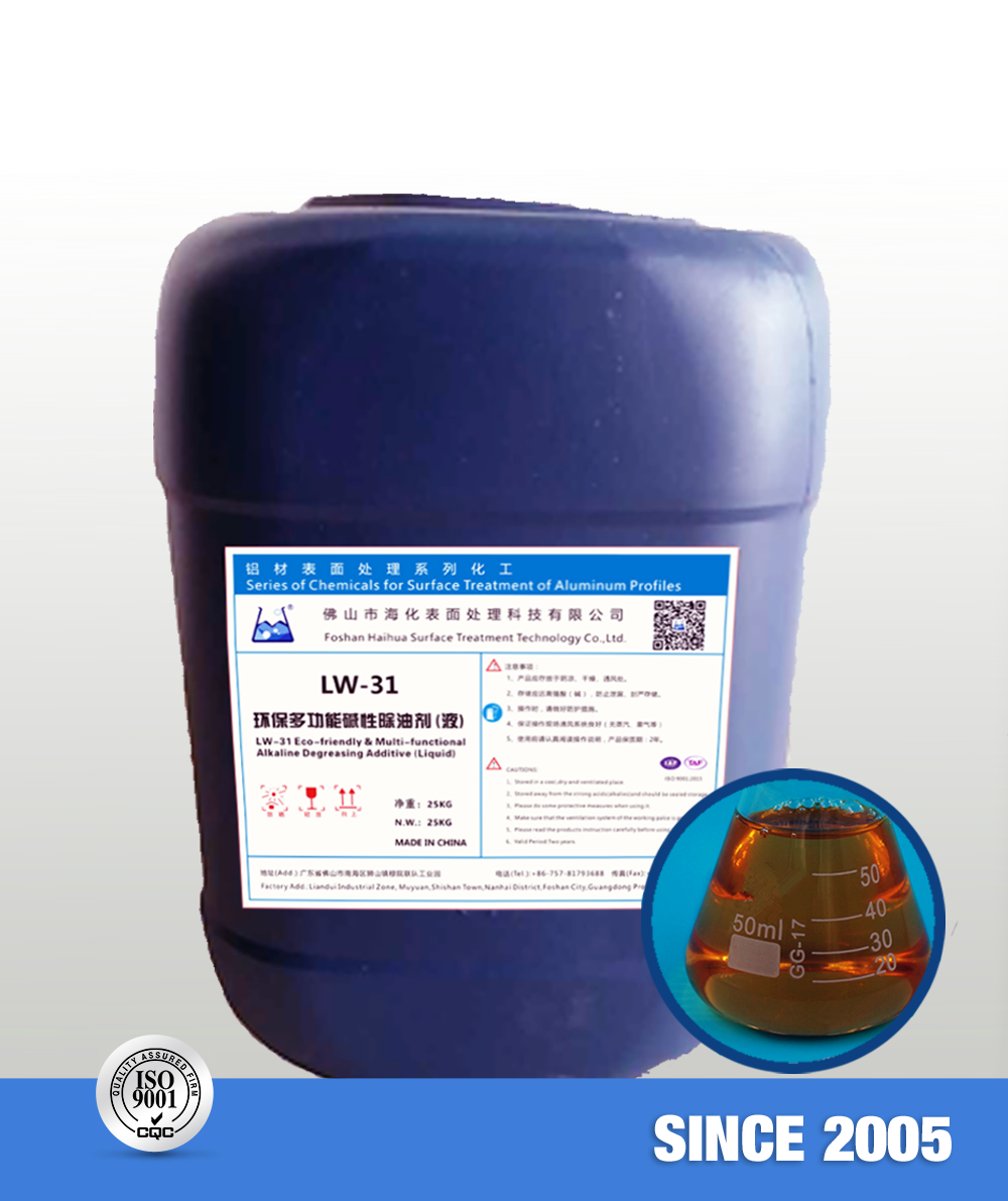 LW-31 Eco-friendly & Multi-functional Alkaline Degreasing Additive (Liquid)